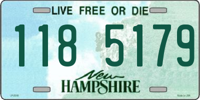 NH license plate 1185179