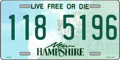 NH license plate 1185196