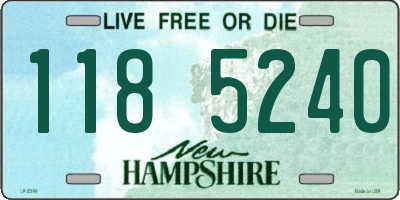 NH license plate 1185240