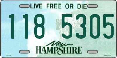 NH license plate 1185305