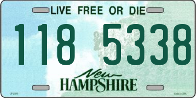 NH license plate 1185338