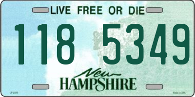 NH license plate 1185349