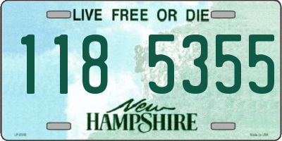 NH license plate 1185355