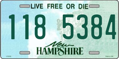 NH license plate 1185384