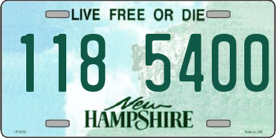 NH license plate 1185400