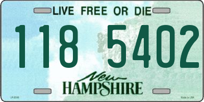 NH license plate 1185402