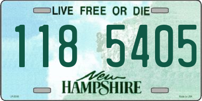 NH license plate 1185405