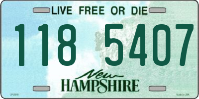 NH license plate 1185407
