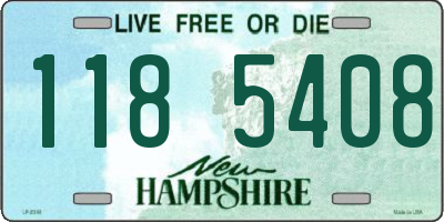 NH license plate 1185408