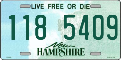 NH license plate 1185409