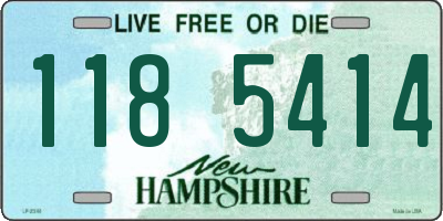 NH license plate 1185414