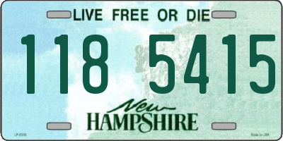 NH license plate 1185415