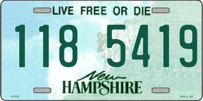 NH license plate 1185419