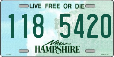 NH license plate 1185420