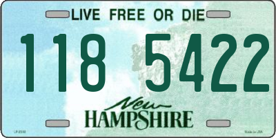 NH license plate 1185422