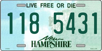 NH license plate 1185431