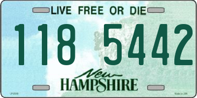NH license plate 1185442