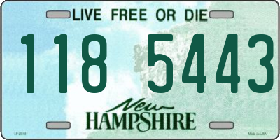NH license plate 1185443