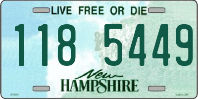 NH license plate 1185449