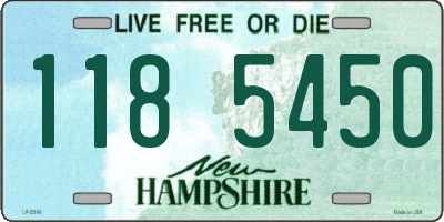 NH license plate 1185450