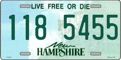 NH license plate 1185455