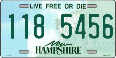 NH license plate 1185456