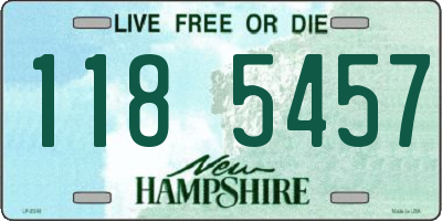 NH license plate 1185457