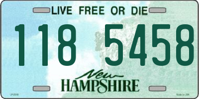NH license plate 1185458