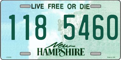 NH license plate 1185460