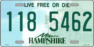 NH license plate 1185462