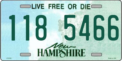 NH license plate 1185466