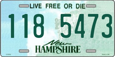 NH license plate 1185473