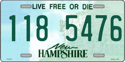 NH license plate 1185476