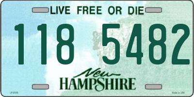 NH license plate 1185482