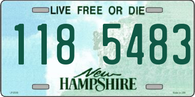 NH license plate 1185483
