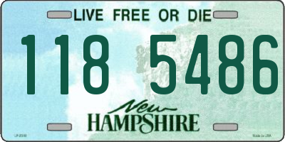 NH license plate 1185486