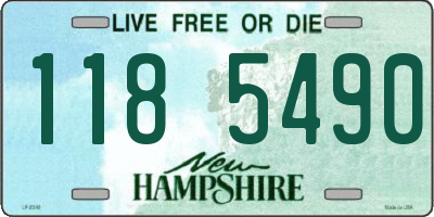 NH license plate 1185490