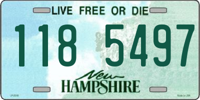 NH license plate 1185497