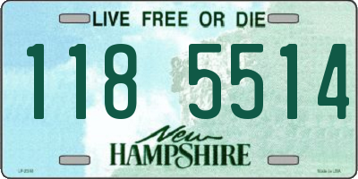 NH license plate 1185514