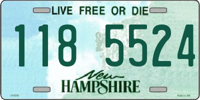 NH license plate 1185524