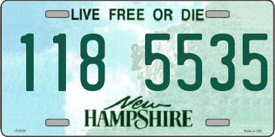 NH license plate 1185535