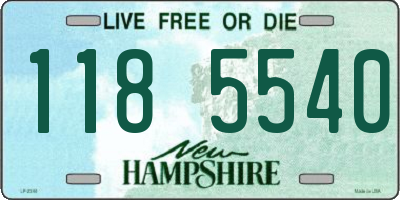 NH license plate 1185540