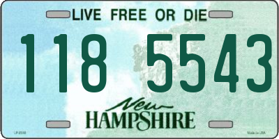 NH license plate 1185543