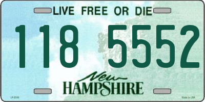 NH license plate 1185552
