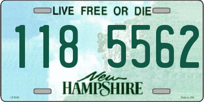 NH license plate 1185562