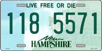 NH license plate 1185571