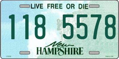 NH license plate 1185578