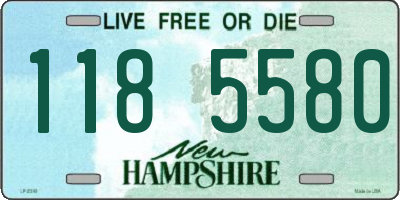 NH license plate 1185580