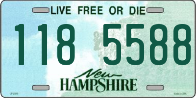 NH license plate 1185588