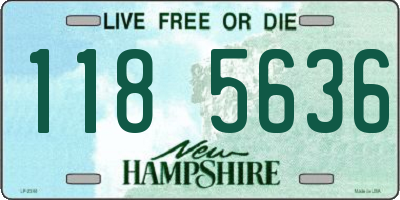 NH license plate 1185636